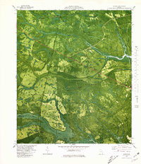 BLADEN, GA HISTORICAL MAP GEOPDF 7.5X7.5
