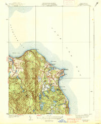 MANOMET, MA HISTORICAL MAP GEOPDF 7.5X7.