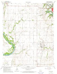 HACKNEY, KS HISTORICAL MAP GEOPDF 7.5X7.