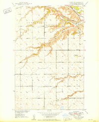 MINOT NW, ND HISTORICAL MAP GEOPDF 7.5X7