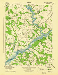FOWLING CREEK, MD HISTORICAL MAP GEOPDF