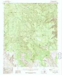 AZTEC PEAK, AZ HISTORICAL MAP GEOPDF 7.5