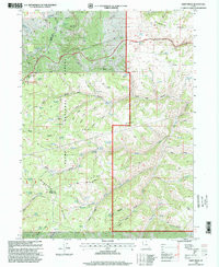 DAIRY RIDGE, UT HISTORICAL MAP GEOPDF 7.