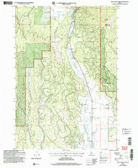 BALLY MOUNTAIN, ID HISTORICAL MAP GEOPDF