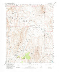 GOLD BUTTE, NV-AZ HISTORICAL MAP GEOPDF