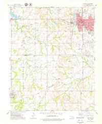 CUSHING, OK HISTORICAL MAP GEOPDF 7.5X7.