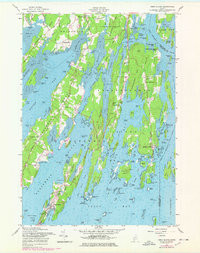 ORRS ISLAND, ME HISTORICAL MAP GEOPDF 7.