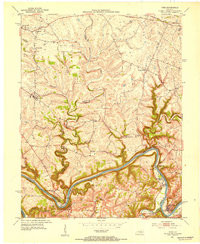 FORD, KY HISTORICAL MAP GEOPDF 7.5X7.5 G
