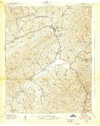 MOUNTAIN CITY, TN HISTORICAL MAP GEOPDF
