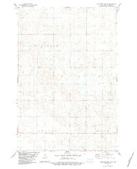 ALKALINE LAKE SW, ND HISTORICAL MAP GEOP