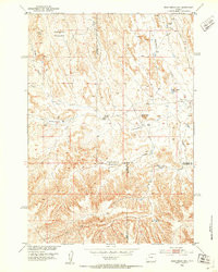 DEAD INDIAN HILL, WY HISTORICAL MAP GEOP