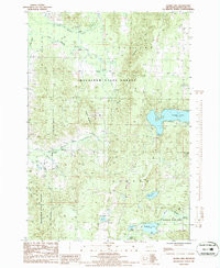 THUMB LAKE, MI HISTORICAL MAP GEOPDF 7.5