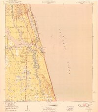 JUPITER, FL HISTORICAL MAP GEOPDF 7.5X7.