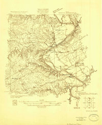 ALLEN BEND, TX HISTORICAL MAP GEOPDF 7.5