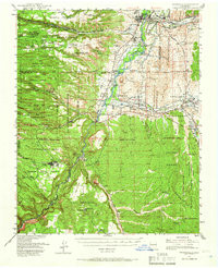 ESPANOLA, NM HISTORICAL MAP GEOPDF 15X15