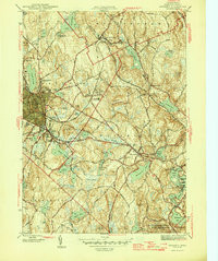 GARDNER, MA HISTORICAL MAP GEOPDF 7.5X7.