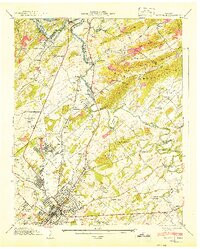 MARYVILLE, TN HISTORICAL MAP GEOPDF 7.5X