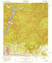 GLENDORA, CA HISTORICAL MAP GEOPDF 7.5X7