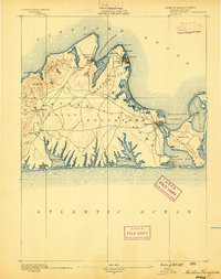 MARTHAS VINEYARD, MA HISTORICAL MAP GEOP