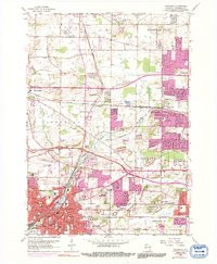 WAUKESHA, WI HISTORICAL MAP GEOPDF 7.5X7