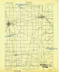 WINCHESTER, IN-OH HISTORICAL MAP GEOPDF
