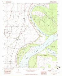 MELLWOOD, AR-MS HISTORICAL MAP GEOPDF 7.