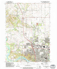 CEDAR RAPIDS NORTH, IA HISTORICAL MAP GE