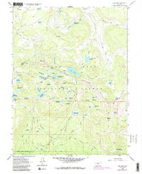 LEON PEAK, CO HISTORICAL MAP GEOPDF 7.5X