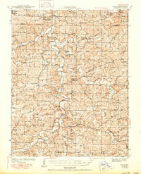 MANES, MO HISTORICAL MAP GEOPDF 15X15 GR
