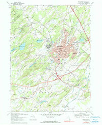 MIDDLETOWN, NY HISTORICAL MAP GEOPDF 7.5