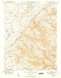BITTINGER, MD HISTORICAL MAP GEOPDF 7.5X