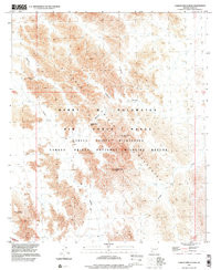 CABEZA PRIETA PEAK, AZ HISTORICAL MAP GE