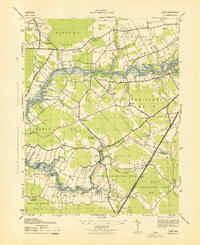 EDEN, MD HISTORICAL MAP GEOPDF 7.5X7.5 G
