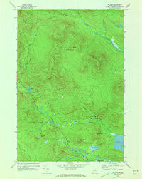 JIM POND, ME HISTORICAL MAP GEOPDF 7.5X7