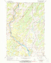 CHAPPEE RAPIDS, MI-WI HISTORICAL MAP GEO