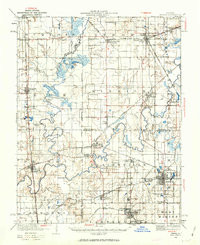 HERRIN, IL HISTORICAL MAP GEOPDF 15X15 G
