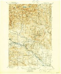 MOUNT STUAN, WA HISTORICAL MAP GEOPDF 30