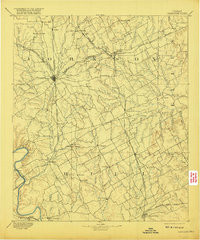 CLEBURNE, TX HISTORICAL MAP GEOPDF 30X30