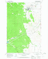 HOT SPRINGS, MT HISTORICAL MAP GEOPDF 7.