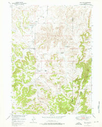 HELL GAP, WY HISTORICAL MAP GEOPDF 7.5X7