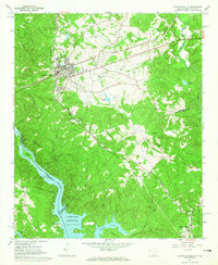 CALHOUN FALLS, SC-GA HISTORICAL MAP GEOP