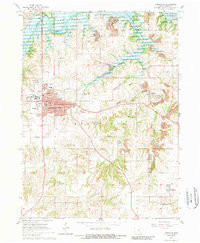 KNOXVILLE, IA HISTORICAL MAP GEOPDF 7.5X