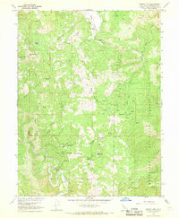 BRUSHY MOUNTAIN, CA HISTORICAL MAP GEOPD