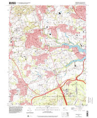 MARLBORO, NJ HISTORICAL MAP GEOPDF 7.5X7