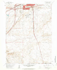 CHEYENNE SOUTH, WY HISTORICAL MAP GEOPDF