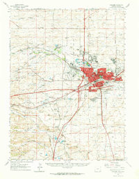 CHEYENNE, WY HISTORICAL MAP GEOPDF 15X15