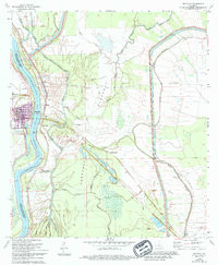 MELVILLE, LA HISTORICAL MAP GEOPDF 7.5X7