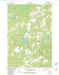 IRMA, WI HISTORICAL MAP GEOPDF 7.5X7.5 G