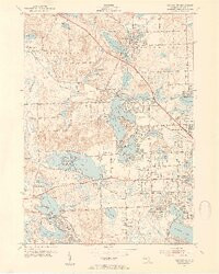 CLARKSTON, MI HISTORICAL MAP GEOPDF 7.5X