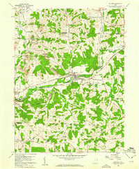 MALVERN, OH HISTORICAL MAP GEOPDF 7.5X7.